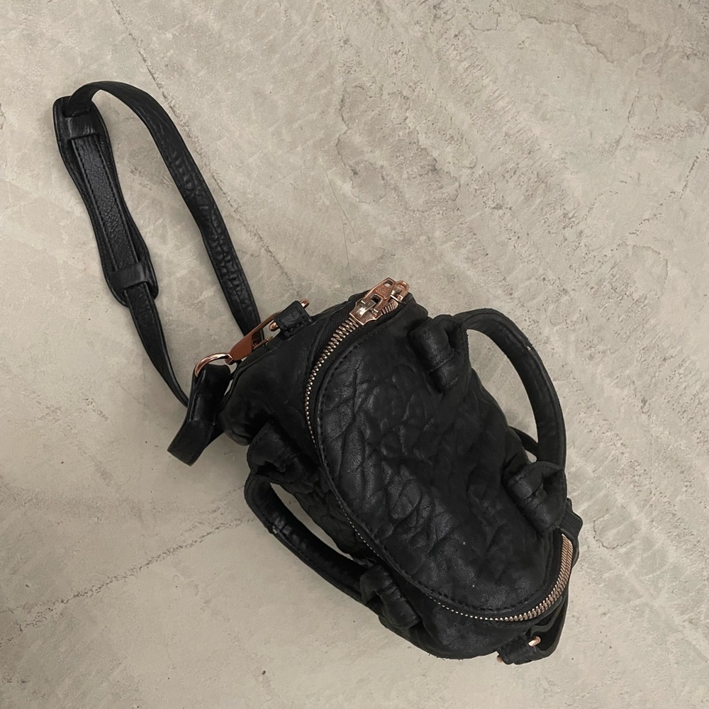 Alexander Wang Mini Rocco Bag with Rose Gold Hardware